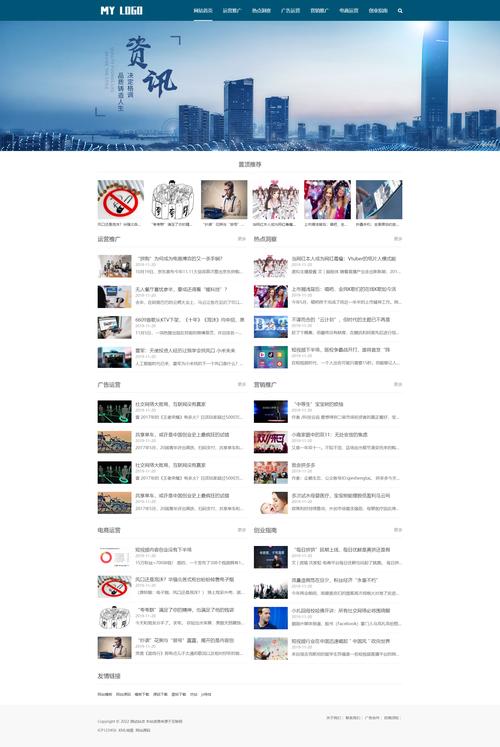 资讯类网站模板：关键角色及多方面详细介绍，含特点与功能