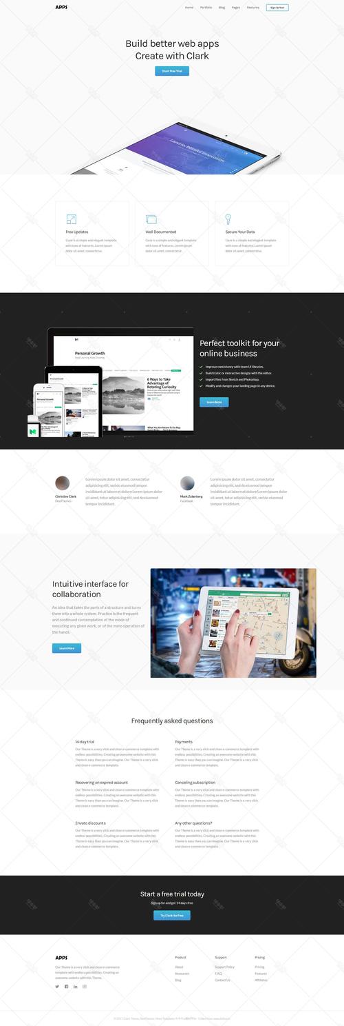 免费网页制作模板超方便，多类型模板多角度阐述